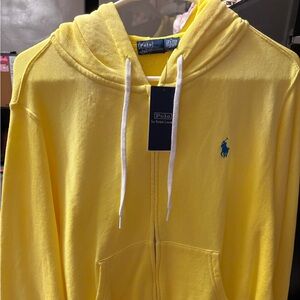 Polo Ralph Lauren Yellow Zip Hoodie